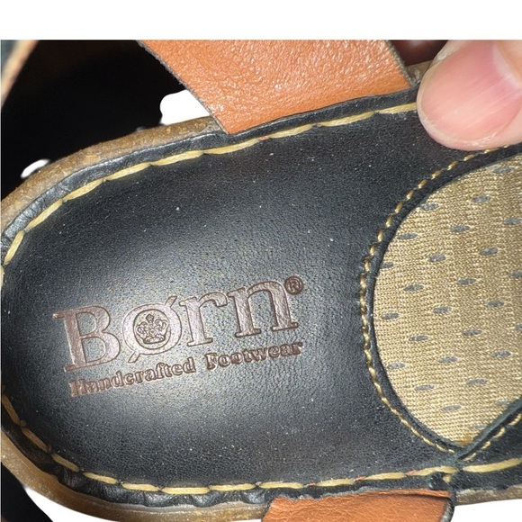 Børn Handcrafted Black Leather Sandals – Size 9 - Picture 10 of 14